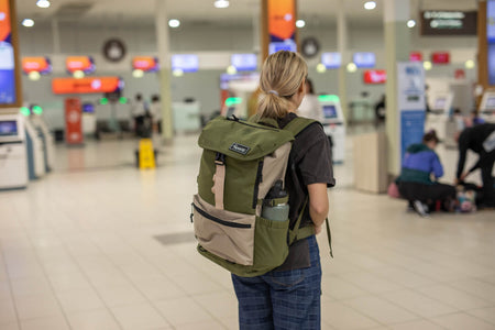 Recycled Travel Backpack x 2 - Couples Combo