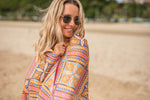 Rosy Tides - Recycled Sand Free Beach Towel preview #7