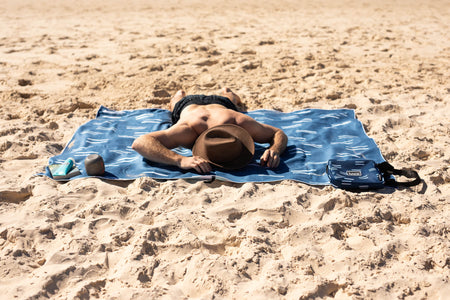 XL Salty Waves - Recycled Sand Free Beach Blanket