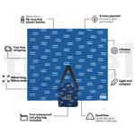 XL Salty Waves - Recycled Sand Free Beach Blanket preview #3