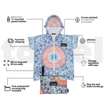 Sound of Summer - Kids Hooded Towel Recycled Sand Free preview #4
