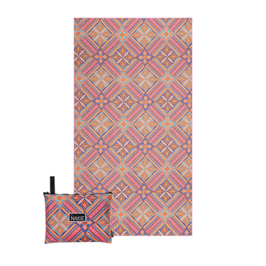 Rosy Tides - Recycled Sand Free Beach Towel