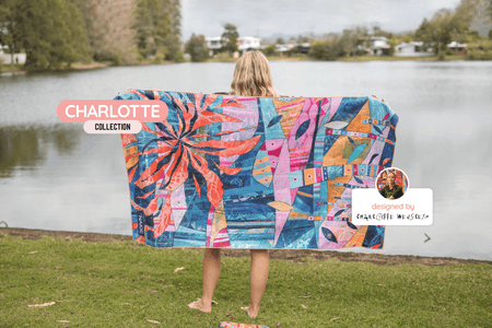 Charlotte Wensley - Recycled Sand Free Beach Towel