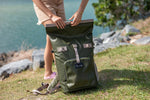 Olive Green - Recycled Cooler Backpack preview #4