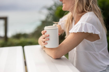 Coastal Cream - Cooler & Coffee Cup