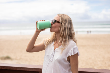 Mint Green - Cooler & Coffee Cup