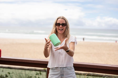 Mint Green - Cooler & Coffee Cup