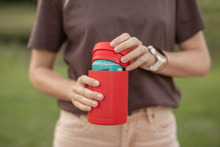 Campfire Red - Cooler & Coffee Cup