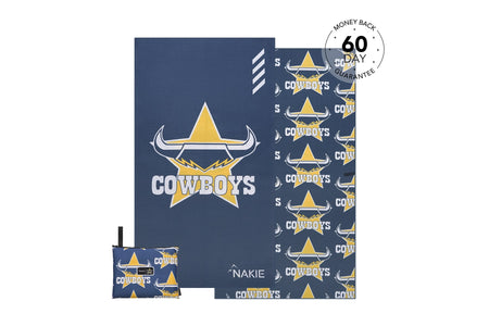 Cowboys - NRL Recycled Sand Free Beach Towel
