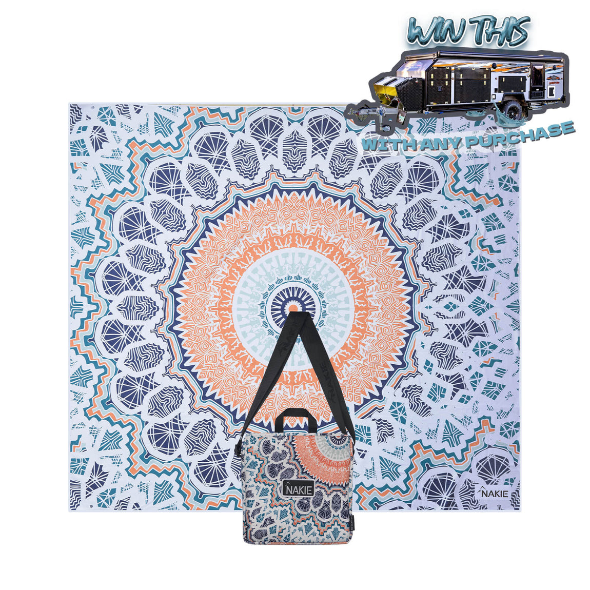 XL Sound of Summer - Recycled Sand Free Beach Towel Double