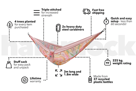 Erin Reinboth - Recycled Hammock with Straps