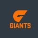 GWS Giants - AFL Recycled Sand Free Beach Towel colour swatch