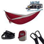 Merlot Red - Recycled Hammock with Straps preview #1