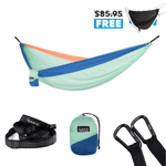 Sky Blue - Recycled Hammock with Straps preview #1