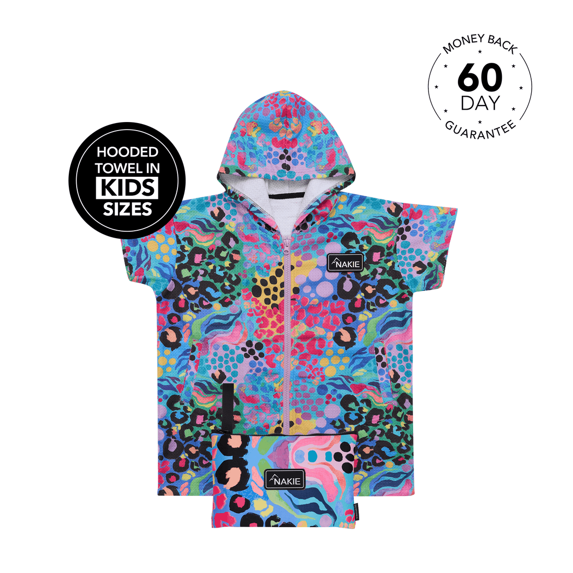 Kasey Rainbow - Kids Hooded Towel Recycled Sand Free