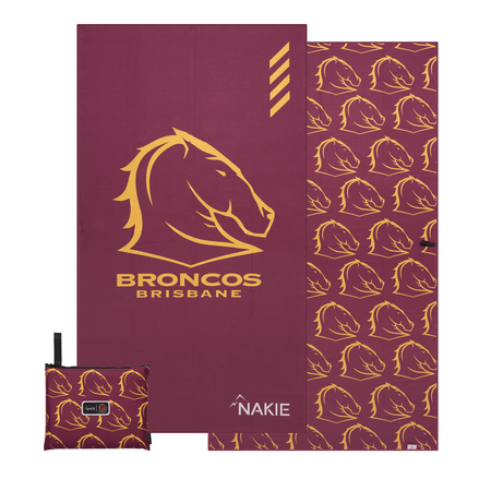 Broncos - NRL Recycled Sand Free Beach Towel