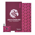 Sea Eagles - NRL Recycled Sand Free Beach Towel preview #4