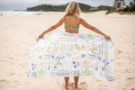 Toucan Bay - Recycled Sand Free Beach Towel preview #8