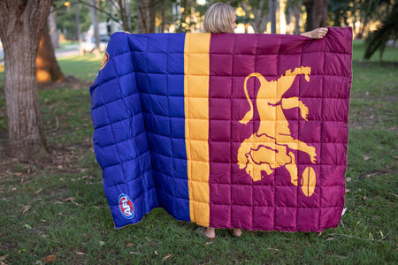 Brisbane Lions - AFL Sustainable Down Puffy Blanket