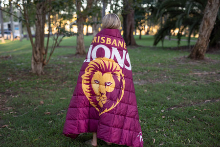 Brisbane Lions - AFL Sustainable Down Puffy Blanket