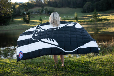 Collingwood Magpies - AFL Sustainable Down Puffy Blanket