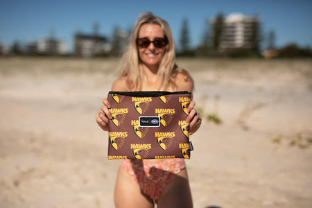 Hawthorn Hawks - AFL Recycled Sand Free Beach Towel