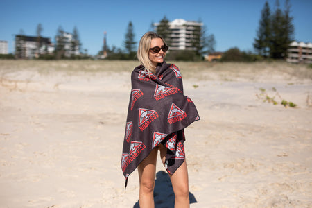 Essendon Bombers - AFL Recycled Sand Free Beach Towel