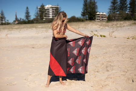 Essendon Bombers - AFL Recycled Sand Free Beach Towel