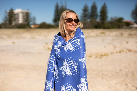 North Melbourne Kangaroos - AFL Recycled Sand Free Beach Towel