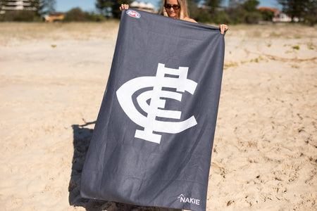 Carlton Blues - AFL Recycled Sand Free Beach Towel
