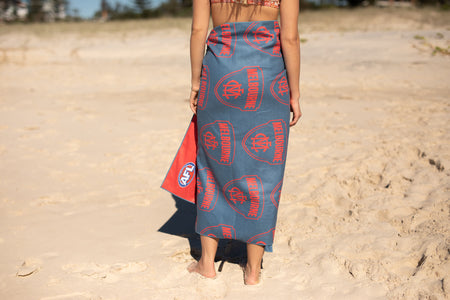Melbourne Demons - AFL Recycled Sand Free Beach Towel