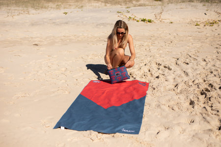 Melbourne Demons - AFL Recycled Sand Free Beach Towel