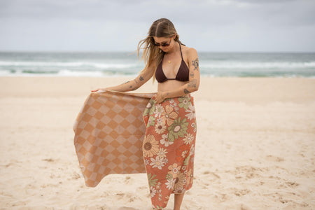 Wild Flower - Recycled Sand Free Beach Towel