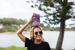 Convenient purple Nakie hammock folded and tucked into its included bag, perfect for camping, hiking, or beach outings. preview #5