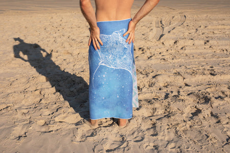 Underwater Magic - Recycled Sand Free Beach Towel