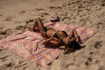 XL Rosy Tides - Recycled Sand Free Beach Towel Double preview #9