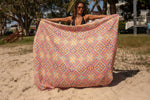 XL Rosy Tides - Recycled Sand Free Beach Towel Double preview #8