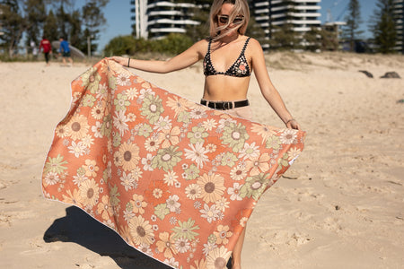 Wild Flower - Recycled Sand Free Beach Towel