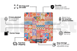 Retro Shores - Recycled Picnic Blanket preview #3