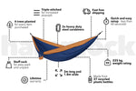 River Blue - Recycled Hammock with Straps preview #4
