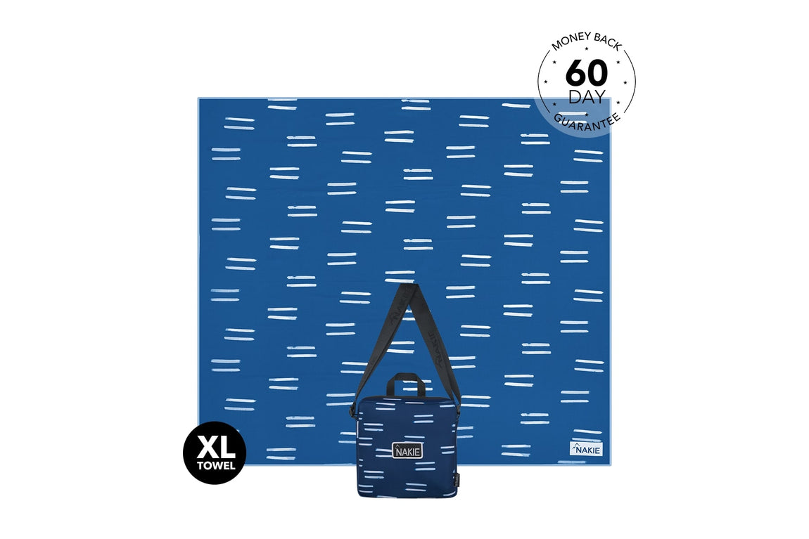 XL Salty Waves - Recycled Sand Free Beach Blanket