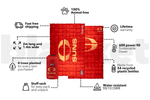 Gold Coast SUNS - AFL Sustainable Down Puffy Blanket preview #3
