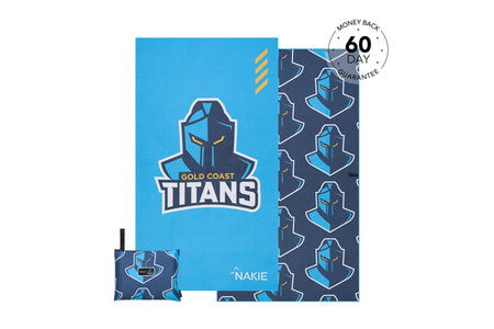 Titans - NRL Recycled Sand Free Beach Towel