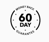 60 Day Money Back Guarantee badge
