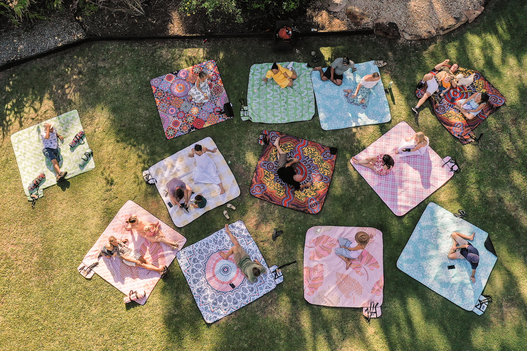 Rubber picnic blanket sale